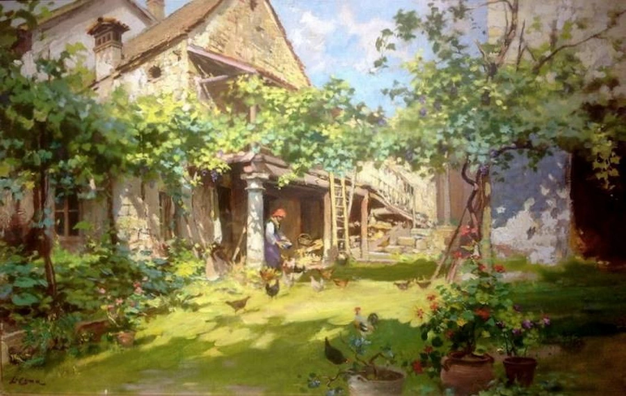 Cortile di campagna